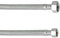 Cornat Flexibler Verbindungsschlauch - 500 mm Länge - 1/2 Zoll IG, 3/8 Zoll IG - Hochwertige Edelstahl-Umflechtung / Anschlussschlauch für Wasserhahn / Armaturenschlauch / Flexschlauch / T317329270