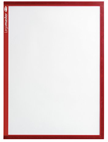 Legamaster Magnetische Dokumenthalter DIN A4 rot 5St.