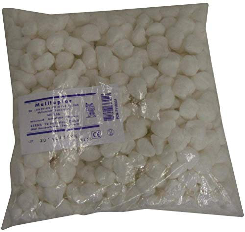 MULLTUPFER 15x15 cm walnussgross unsteril 500 St