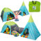 LittleTom Set 2 Tentes de Jeu avec Tunnel 320x100x135cm INCL 200 Boules colorées