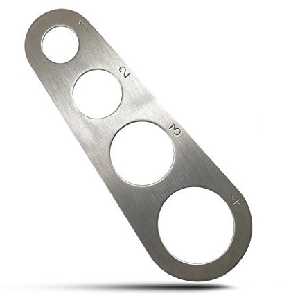 Groupcow New Stainless Steel Pasta Spaghetti Measurer Measure Kitchen Tool (KT0126)