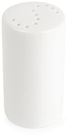 Olympia Whiteware Porcelain Salt Shakers 80mm Set of 12 - Condiment Spices Shaker CB702