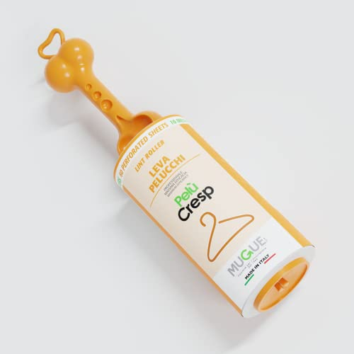 Mugue 28003/12 Pelù Cresp Spazzola Adesiva Leva Pelucchi Professionale, Massima Efficacia