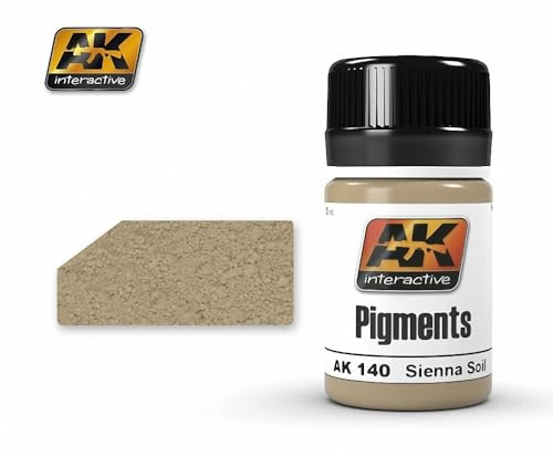 Pigments Sienna Soil for Models, 35 ml Bottle