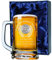De Walden Men's 50th Birthday Gift, Engraved 50th Birthday Pint Glass Tankard with Pewter Rugby Player Feature, in a Satin Lined Presentation Box, Gift for Men's 50th Birthday