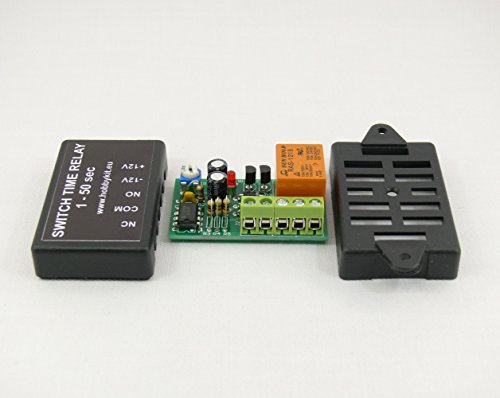 Relé con interruptor temporizador de 1 a 50 segundos, 12 V