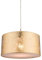 Elegante Decken Hänge Leuchte Stoff Pendel Lampe Textil goldfarbig Globo 15187H