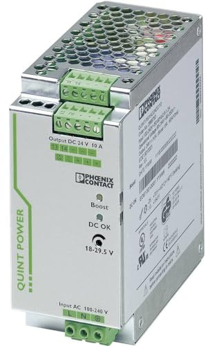 Phoenix Contact QUINT-PS/1AC/24DC/20 DIN Rail Power Supply 24Vdc 20A 480W, 1-Phase
