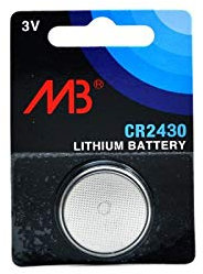 Microbatt - Knopfzelle Lithium Blister CR2430 3V 280mAh - Blister(s) x 1