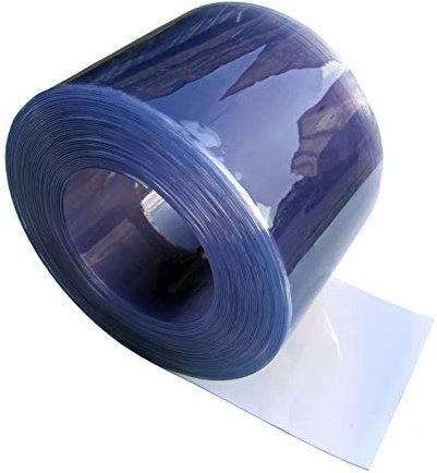 Clear Flexible PVC Door Strip/Curtain - 100mm Wide x 2mm Thick - 10m Roll