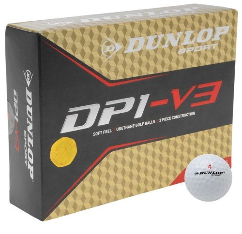 Dunlop Sports Training Accessories Equipment DP1 V3 Golf Field Balls 12 Pack New by Dunlop