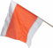 Triuso Warnsignal Flagge Signalfahne Fahne Warnflagge Schwenkfahne