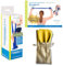 Artzt Vitality Fitnessbänder für Home Training, Kraft, Therapie | Latex | 2,50 m | 4 Stärken gelb, leicht