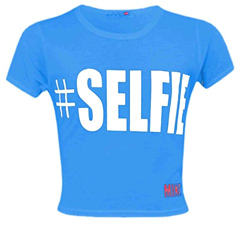 A2Z 4 Kids Girls Selfie Crop Top Short - #Selfie Crop Top Turquoise 13