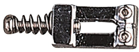 Partsland tailpiece Stratocaster models 10 mm wide, cast iron