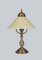 Tischleuchte in Berliner Messing Jugendstil 1x E27 bis zu 60 Watt 230V Deutsches Qualitätsprodukt aus Messing Schlafzimmer Wohnzimmer Lampe Leuchten innen Beleuchtung