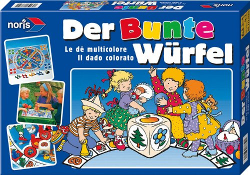 Noris 606011700 - Der bunte Würfel, Kinderspiel