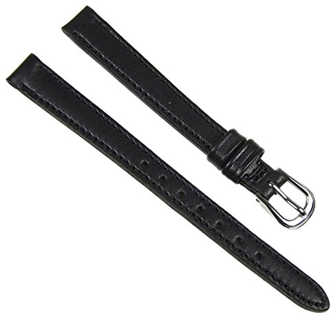 Barington Ersatzband Uhrenarmband Leder Kalb Resisto schwarz Waterproof 10mm 89211010
