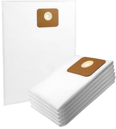 MisterVac compatibile con sacchetti per aspirapolvere sacchetti di ricambio 5 pezzi Mauk 1600, 1200W 30L Nass/Trockensauger