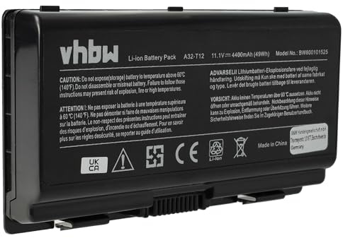 vhbw Akku kompatibel mit Packard Bell MX66-207 | MX66 Notebook (4400 mAh, 11,1 V, Li-Ion)