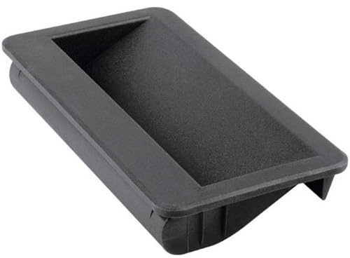 Mentor 3239.2003 Schalengriff Schwarz (L x B x H) 186 x 22 x 78.5mm, 3 Stück