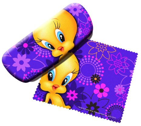 Looney Tunes Tweety Bird Cleaner and Eyeglass Case