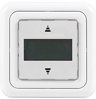 GEBA Zeitschaltuhr Rollotimer, für Rolladenmotor, Timer mit Urlaubsprogramm, Tagesprogramm, Memoryfunktion, Rolladensteuerung, Rolladenschalter, Rolladenzeitschaltung