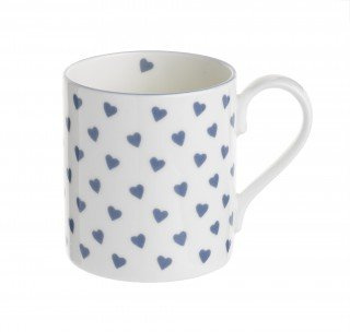 Nina Campbell Blue Hearts Mug