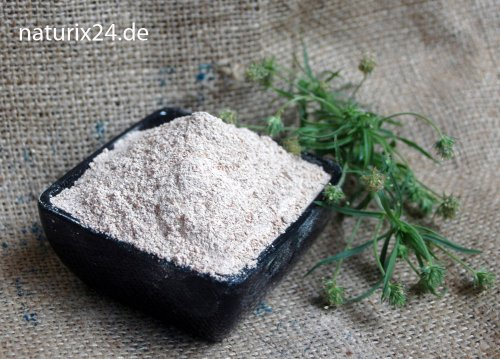 Naturix24 – Flohsamenschalenpulver, Flohsamenschalen indisch gemahlen – 100g Beutel