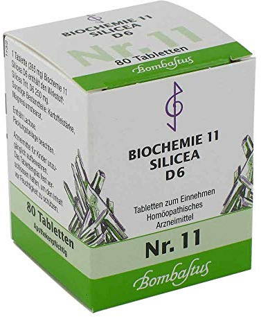 BIOCHEMIE 11 Silicea D 6 Tabletten 80 St