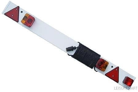 leisure MART Trailer lighting board 4ft with 6 meters of cable and fog lamp Part no. LMX1283