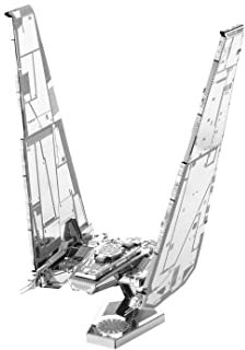 Metal Earth Fascinations MMS266 502659 - Star Wars EP 7 Kylo Ren's Command Shuttle™, lasergeschnittener 3D-Konstruktionsbausatz, 2 Metallplatinen, ab 14 Jahren