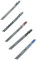 Bosch 2608667856 Allrounder Jigsaw Blade-Set, Silver