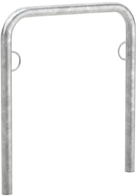 TRUST Fahrradparker - Anlehnbügel verzinkt, mit Ringöse zum Einbetonieren - Länge 750 mm, VE 3 Stk