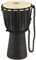 Meinl Percussion Rope River Djembe - Kleine Handtrommel - Mit Ziegenfell - Durchmesser 8 Zoll - Mahagoni, Schwarz (HDJ3-S)
