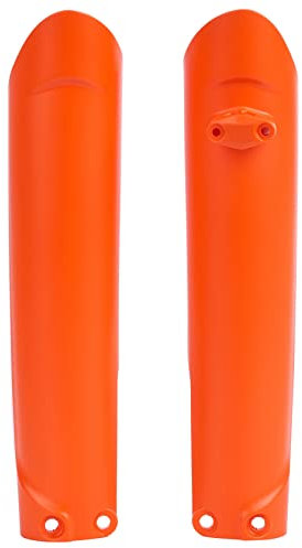 POLISPORT 8398600001 - Set di protezioni forcella in polipropilene antiurto senza bulloneria compatibile con le moto KTM in colore arancio