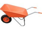 KetoPlastics 85 Litre WheelBarrow Orange (Made In U.K)