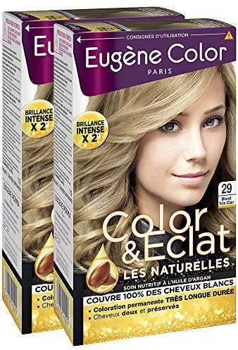 Eugenio color Tinte permanente en crema Les Naturelles - N°2 castaño, lote de 2 unidades