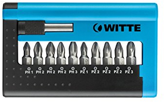 Witte COMBIT-BOX INDUSTRIE (Bitbox mit Schnellwechselfutterhalter) 11-tlg. – 1/4“, Torx- u. Kreuzaufnahme, T/PH - 28457