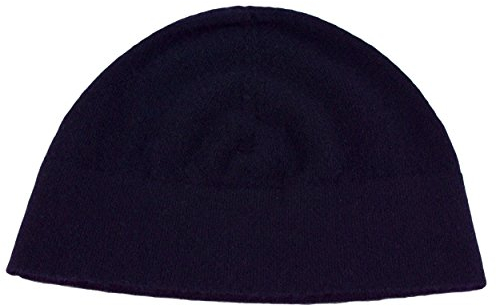 Love Cashmere Herren 100% Kaschmir Rollmütze Hut - 'Marinenblau' - Handgefertigt in Schottland - UVP €120