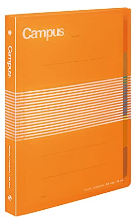 Kokuyo Campus Slide Binder - B5-26 Rings - Orange [Office Product] by Kokuyo
