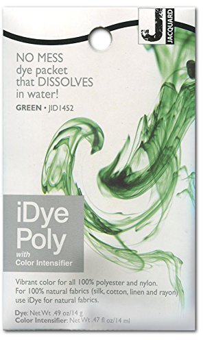 Tinte para tela Jacquard iDye Poly - Verde - 14 gramos