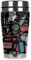 Mugzie Auto Mechanic Tools Reisebecher mit isoliertem Neoprenanzug-Bezug, 473 ml, Schwarz