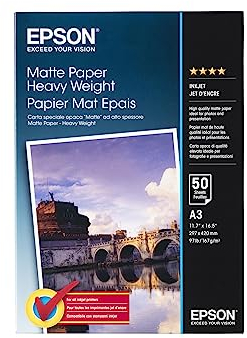 Epson Heavyweight A3 (50) Inkjet Papier