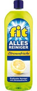 fit Allesreiniger 1 Liter - Universalreinigung für strahlende Sauberkeit gegen Schmutz, Fett, Gerüche - Zitronenfrische
