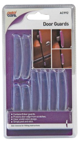 8 x Autocare Car Door Edge Guards Clear Protector Peel and Stick AC992
