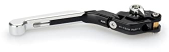 Puig Foldable EXTENDABLE Brake Lever 3.0. Black/Select.Silver/Extend.Silver