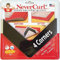 NeverCurl - Instantly Stops Rug Corner Curling. Safe for wood floors w/rubber backing. Includes 4 pcs. #1 in USA.
