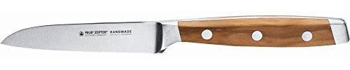 Felix SOLINGEN 831509 First Class Wood Gemüsemesser – 9cm Klingen-Stahl Schneide - Olivenholzgriff - Made in Germany