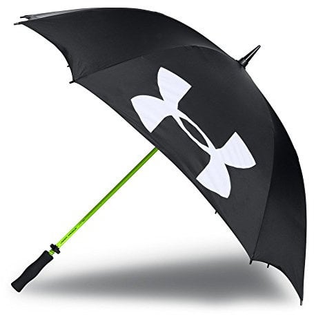Under Armour Golf Umbrella, Black (001)/White, One Size